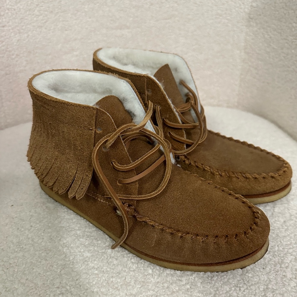 Saint Laurent shearling boots